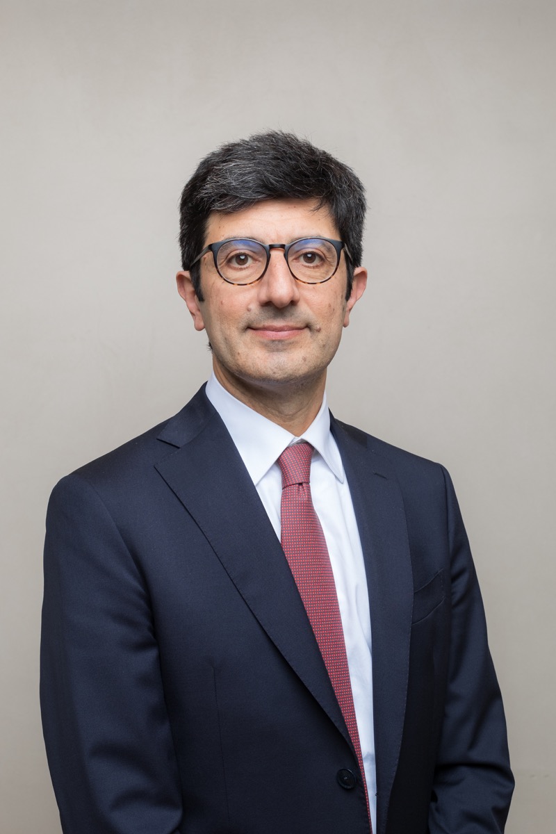 Portrait of Nicola Borri in a suit